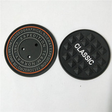 厂家直销环保pvc滴塑软胶徽章矽利康橡胶鞋标圆形方形硅胶商标