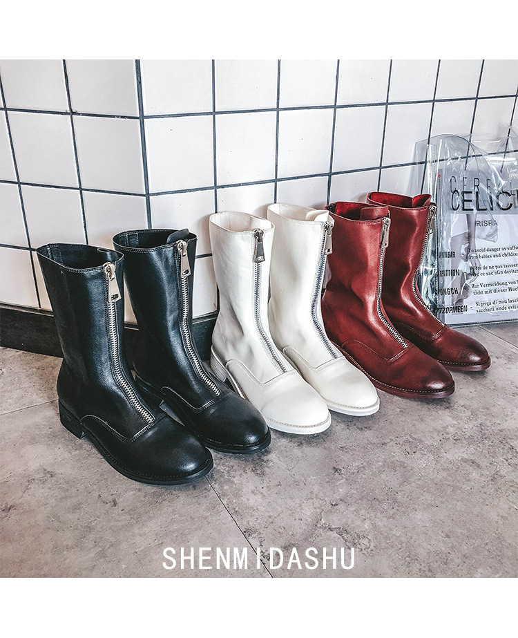 Bottes femme en En cuir - Ref 3354714 Image 13