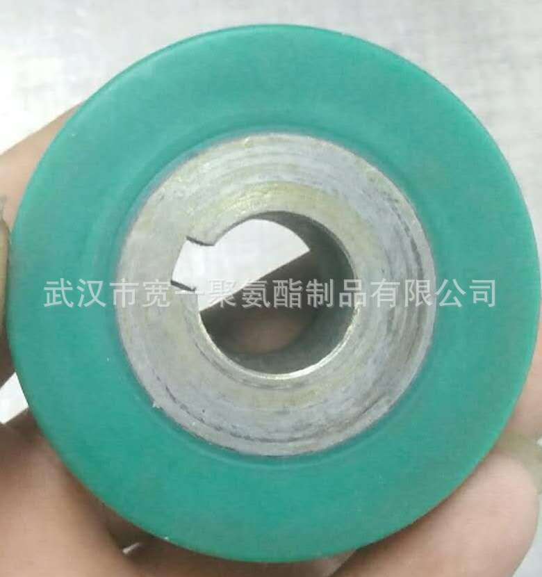 供应湖北鄂州橡胶包胶轮包胶加工