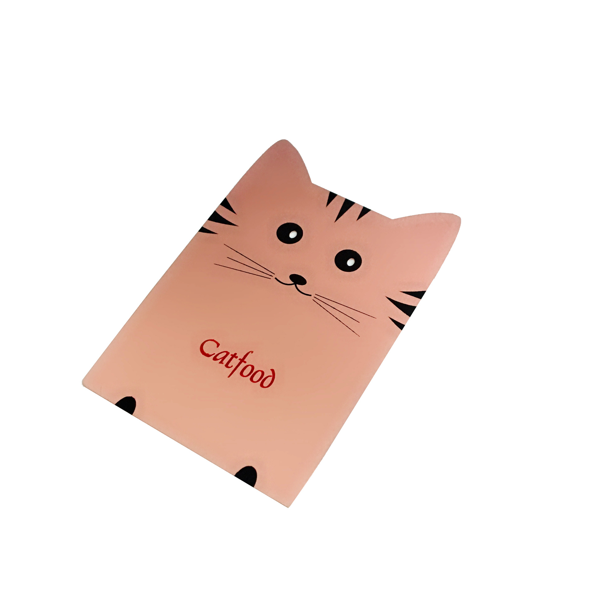 不锈钢电镀玫瑰金拉丝卡片可爱动物自定义设计丝印LOGO图案可镂空