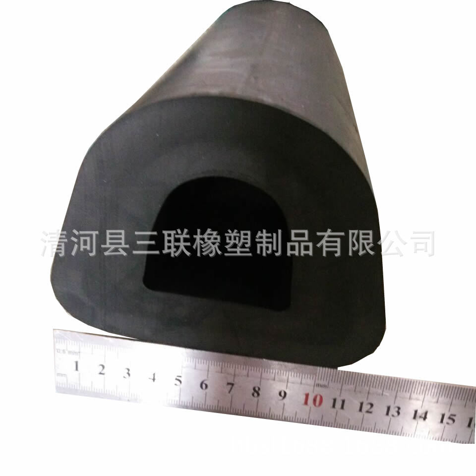 游船防撞条护堤护岸条碰撞条船用护条碰碰车胶条D型护弦船用护舷