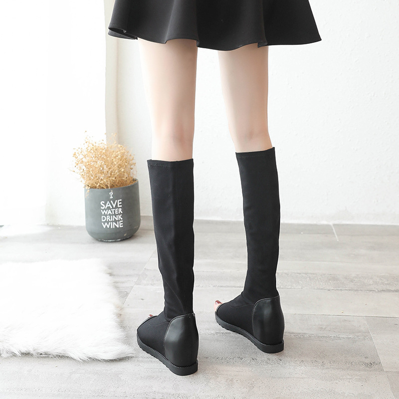 Bottes femme en Tissu élastique - Ref 3354965 Image 4