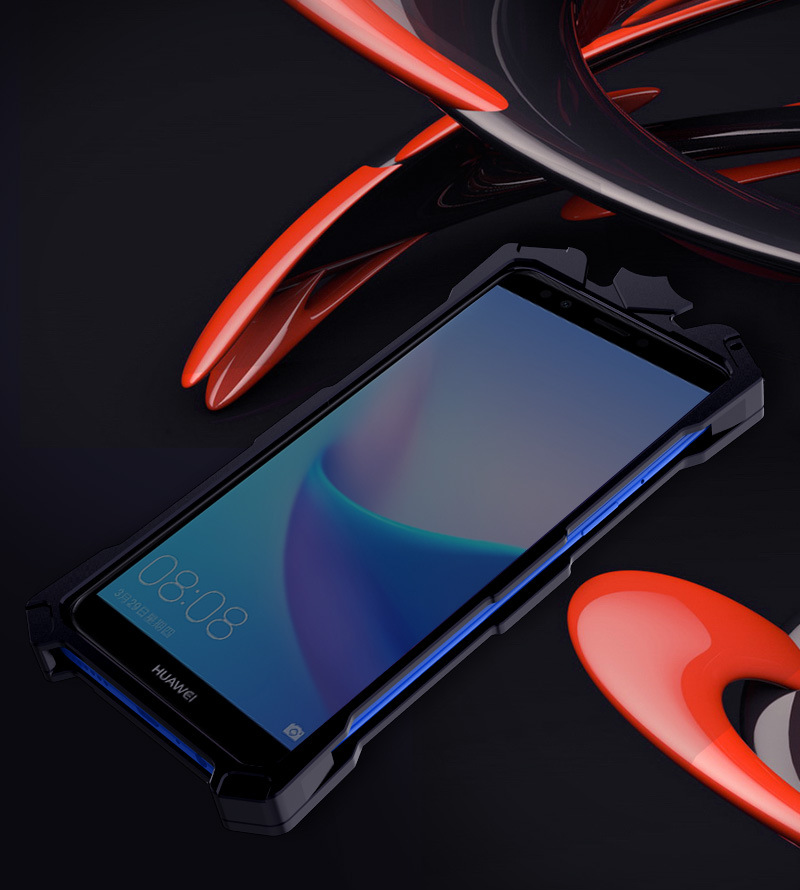 SIMON THOR Aviation Aluminum Alloy Shockproof Armor Metal Case Cover for Huawei Enjoy 8 & Huawei Enjoy 8 Plus