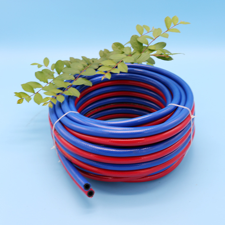 高压pvc气路管耐高温防爆管耐拉伸抗压焊枪氧气乙炔用增强塑料管