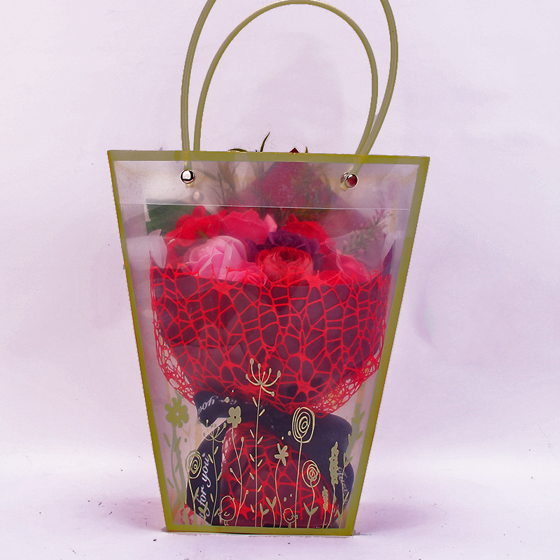 9朵新款手棒手提袋红1