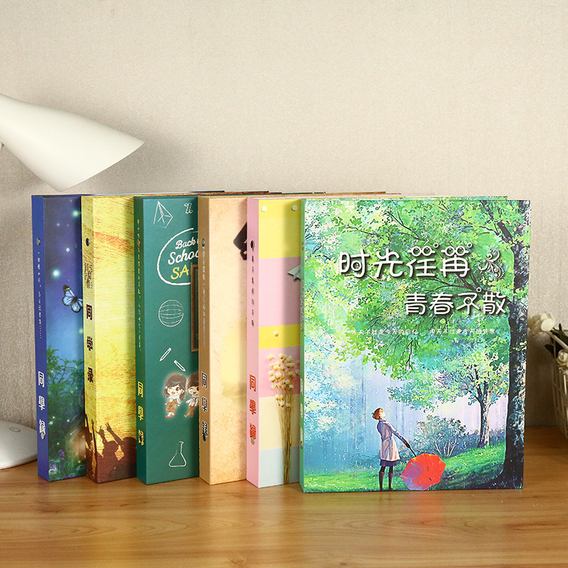 致青春同學錄 清新學生畢業紀念冊 活頁畢業同學錄廠家直銷批發