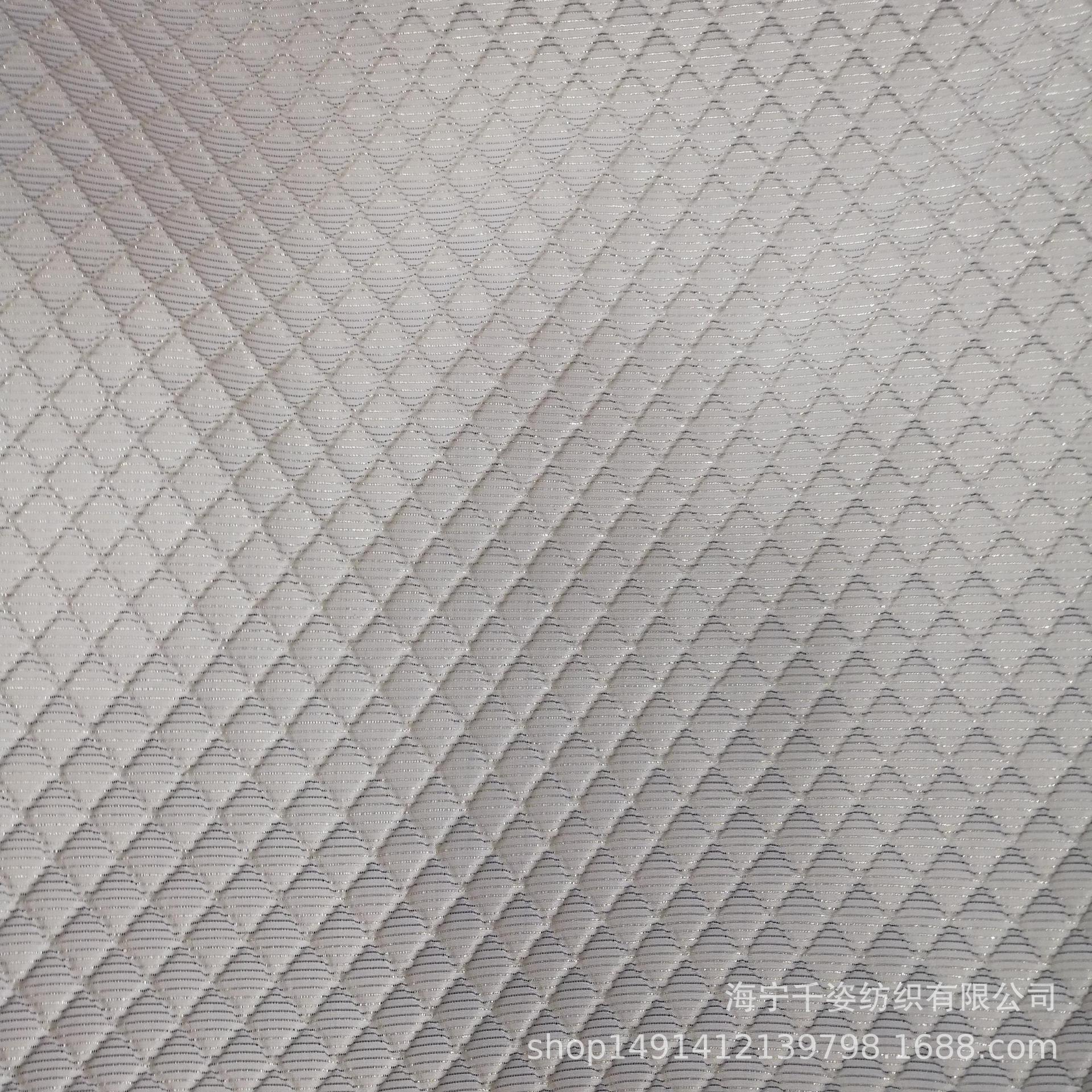 色织金银丝时尚秋冬款提花面料童装礼服连衣裙鞋料箱包抱枕