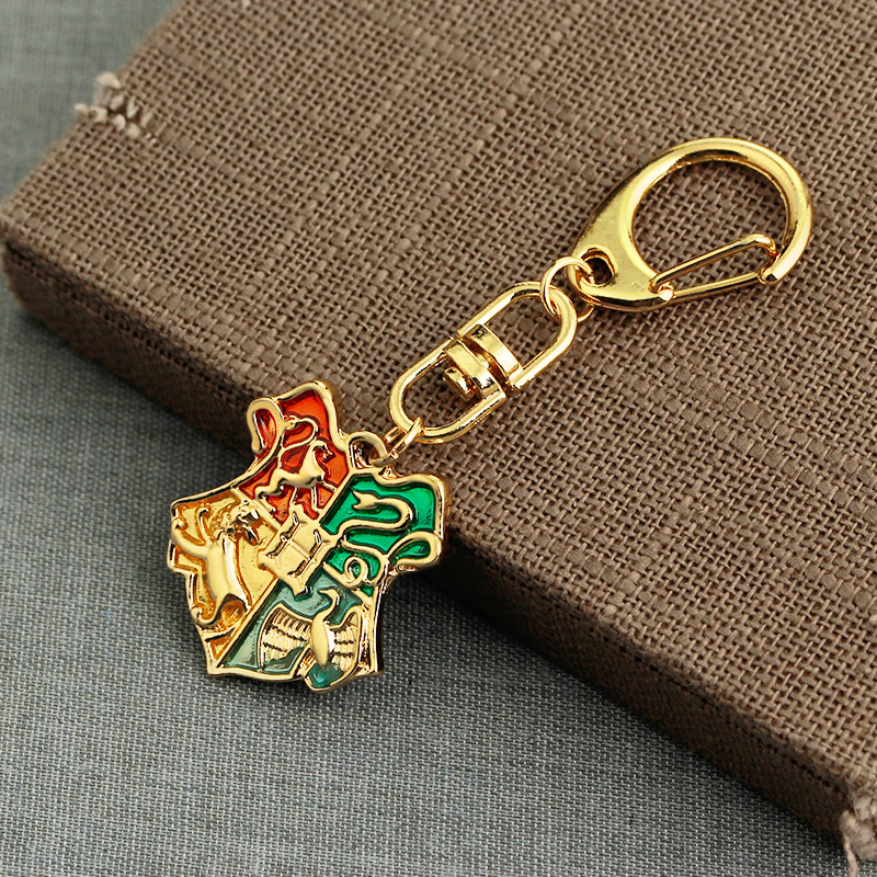 10g Weight Keychain Classification Alloy Material Printing Pattern Gold, Silver Color Fashion Simple New  Keychain Wholesale 4