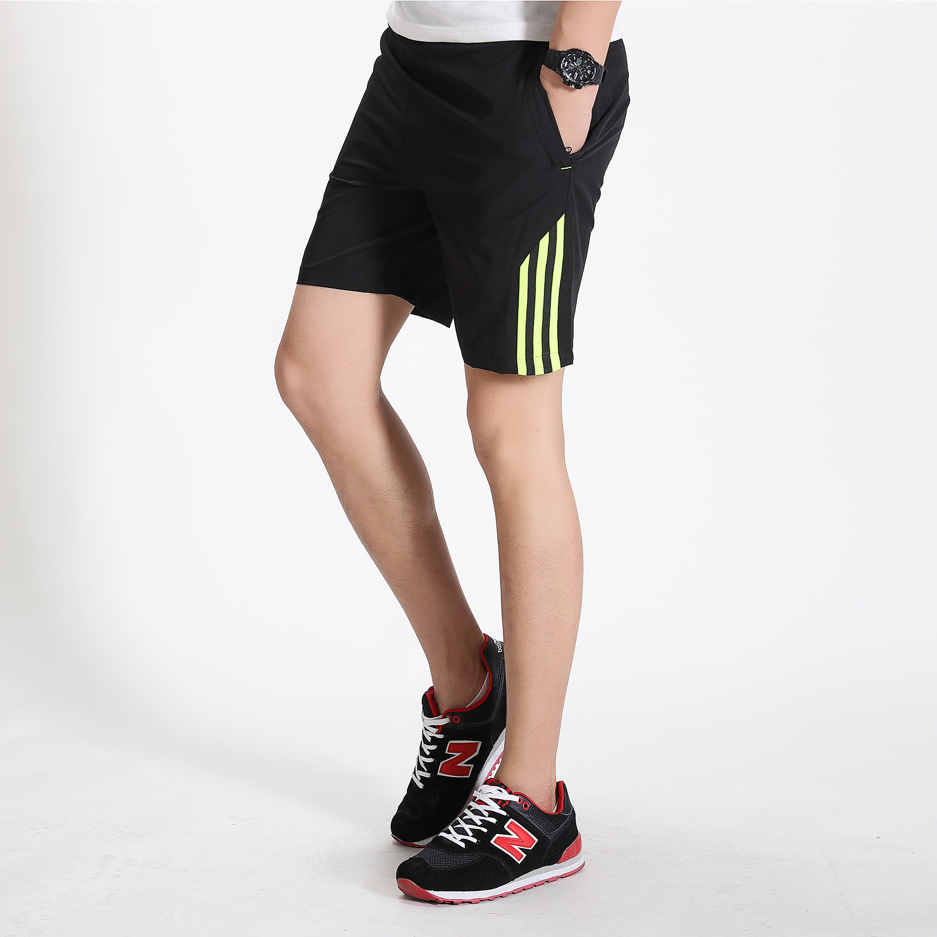 Yonex-【2021SS比赛系列】120041BCR男款运动短裤