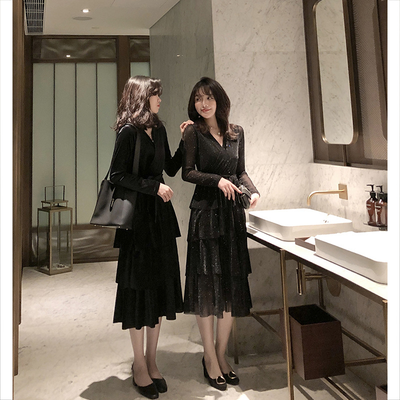 Robe femme en Velours d or - Ref 3327741 Image 1
