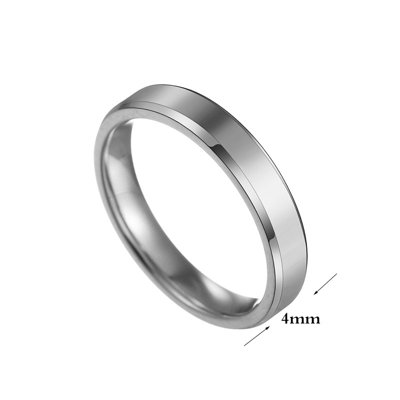 Simple Style Geometric Stainless Steel Plating Rings 1 Piece