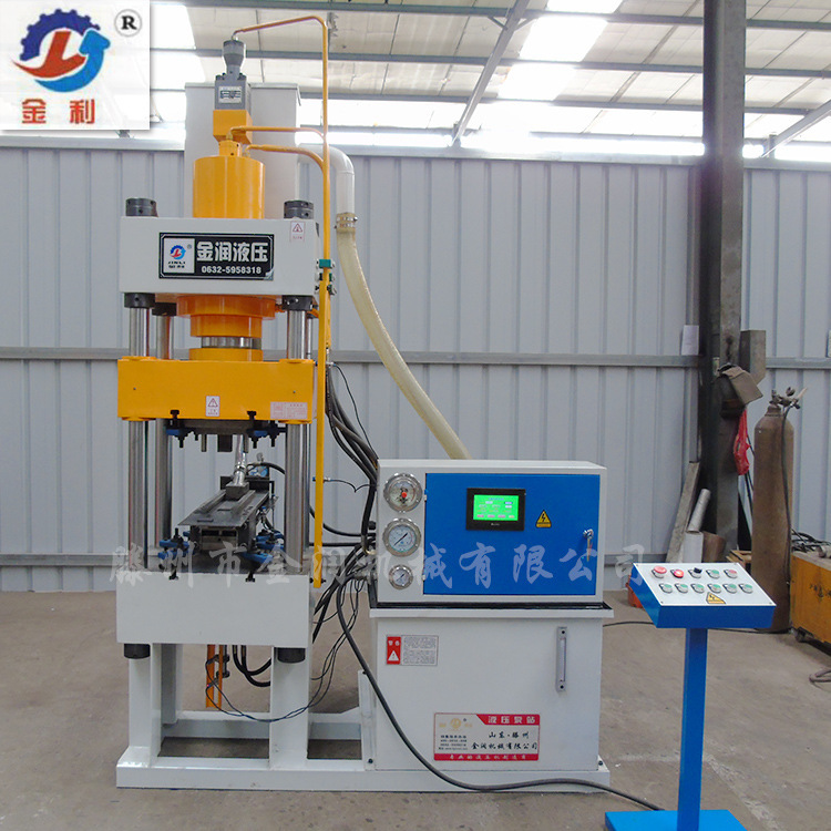 Sales square bait forming machine 100 ton fish bait block forming machine four-column bait forming hydraulic machine
