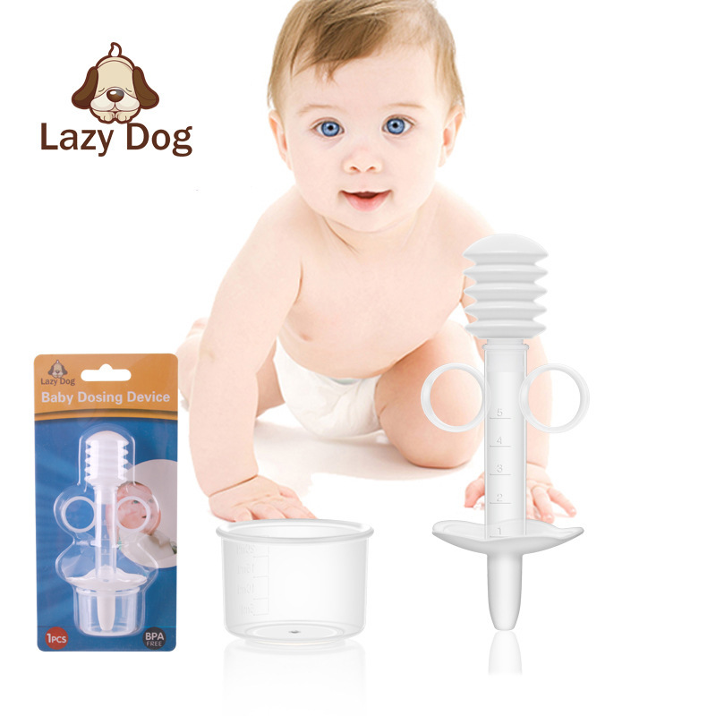 跨境專供速賣通Wish嬰幼兒喂藥針筒式注射喂藥器帶刻度防嗆吃藥