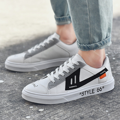 回天之力爆款学生板鞋抖音同款潮流小白鞋韩版透气运动休闲男鞋子