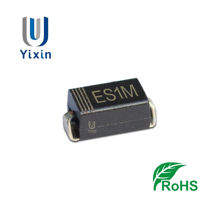 厂家直营 ES1M SMA 1A 1000V DO-214AC封装 贴片特快恢复二极管