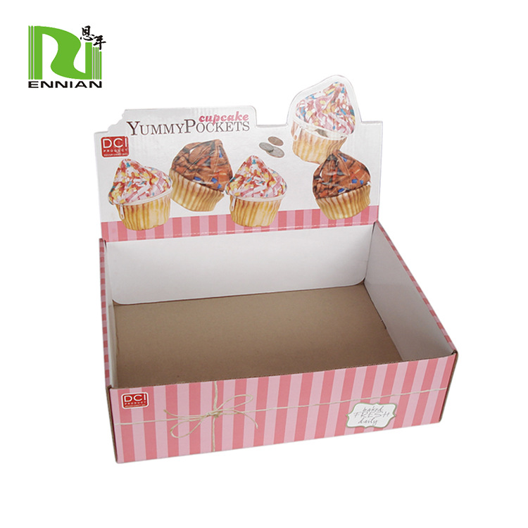 PDQ展示盒（包装和展示两用类型）纸展示架纸盒展架跨境热销