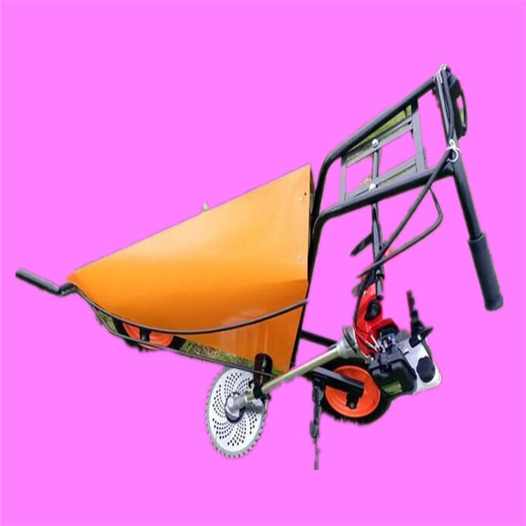 小型玉米秸秆辣椒收割机手推式汽油二冲程四冲程割晒机单行收割机