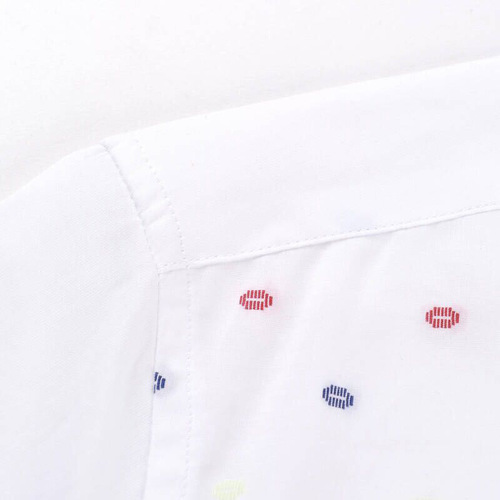 Goldberg Summer Collection Exquisite Business Print Shirt, Thin Men's Fashion Contrast Casual Short Sleeve Shirt