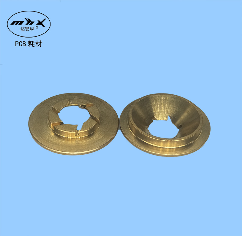 工厂直销PCB钻孔机压脚毛刷   航晨压脚28MM（铜）