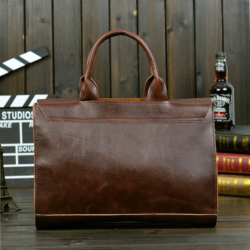 Single-Shoulder Crossbody Laptop Briefcase 6
