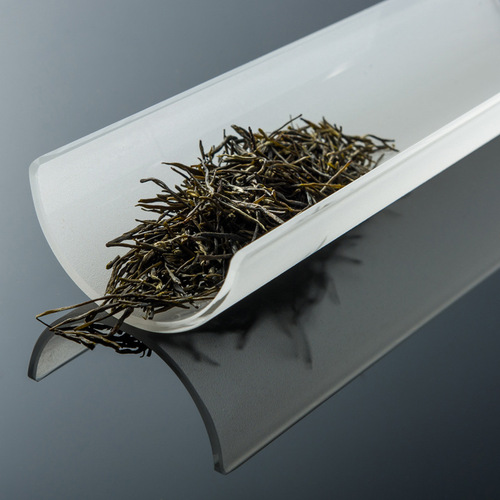 Japanese hand-made frosted glass tea with thickened and highly transparent tea lotus tea ceremony accessories with glazed tea lotus