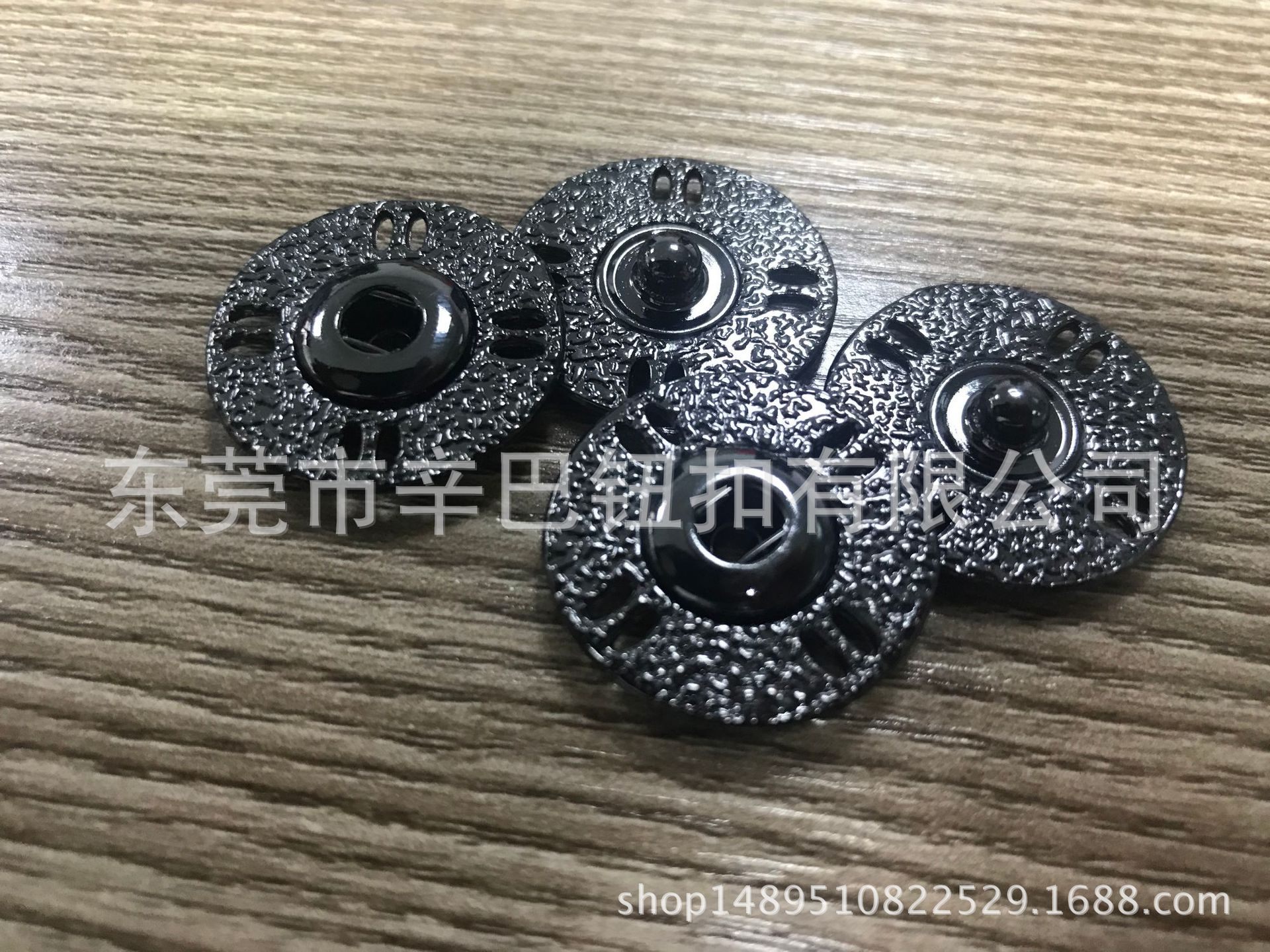 环保锌合金花纹款挂镀按扣高品质金属子母扣时尚女装大衣按扣5047