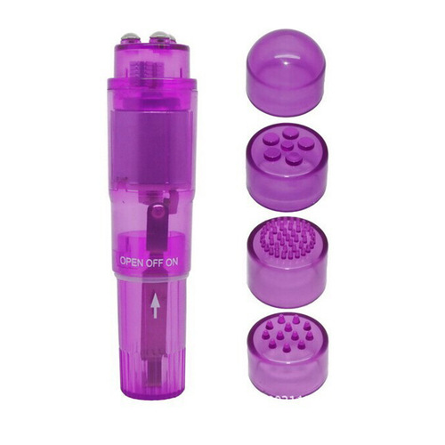 Vibrating massage stick, female masturbation device, sex toy for couples, 4-head massage pen, cross-border supply manufacturer supply