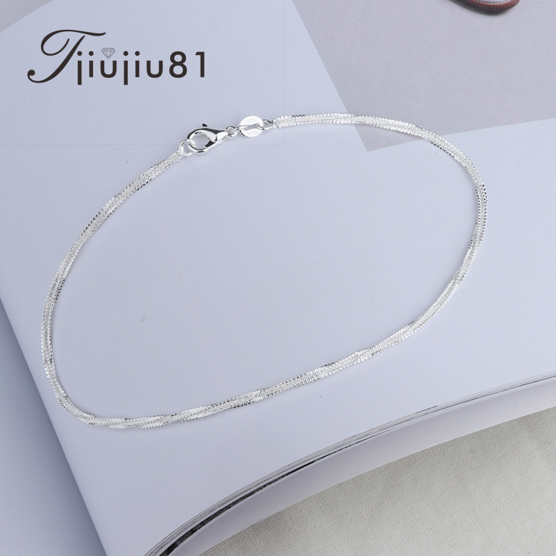 韩版时尚简约麻绳脚链民族风手工编织小清新脚饰女款礼物饰品批发|ms