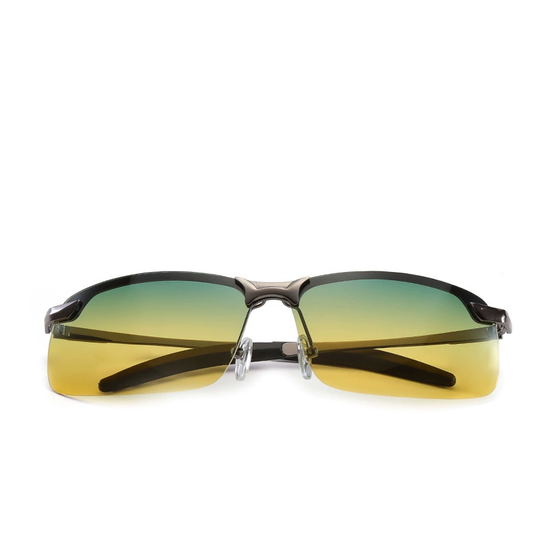 Очки 3043 двухцветныеpolarized солнечные для мужчин и женщин, специальные ночные видения очки для вождения, дневная и ночная защита глаз, велоспорт
