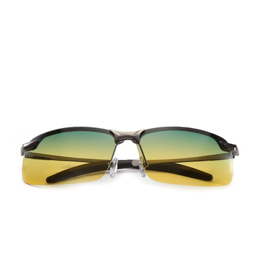 3043 two-color polarized sunglasses for men and women, special night vision glasses for driving, day and night eye protection, cycling sports