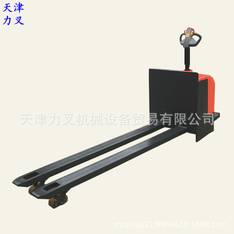 供应2吨叉车2.5米电动堆高搬运车 液压电动拖车全自动升降托盘车