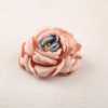 Cloth, two-color brooch, jacket, accessory, pin lapel pin, flowered