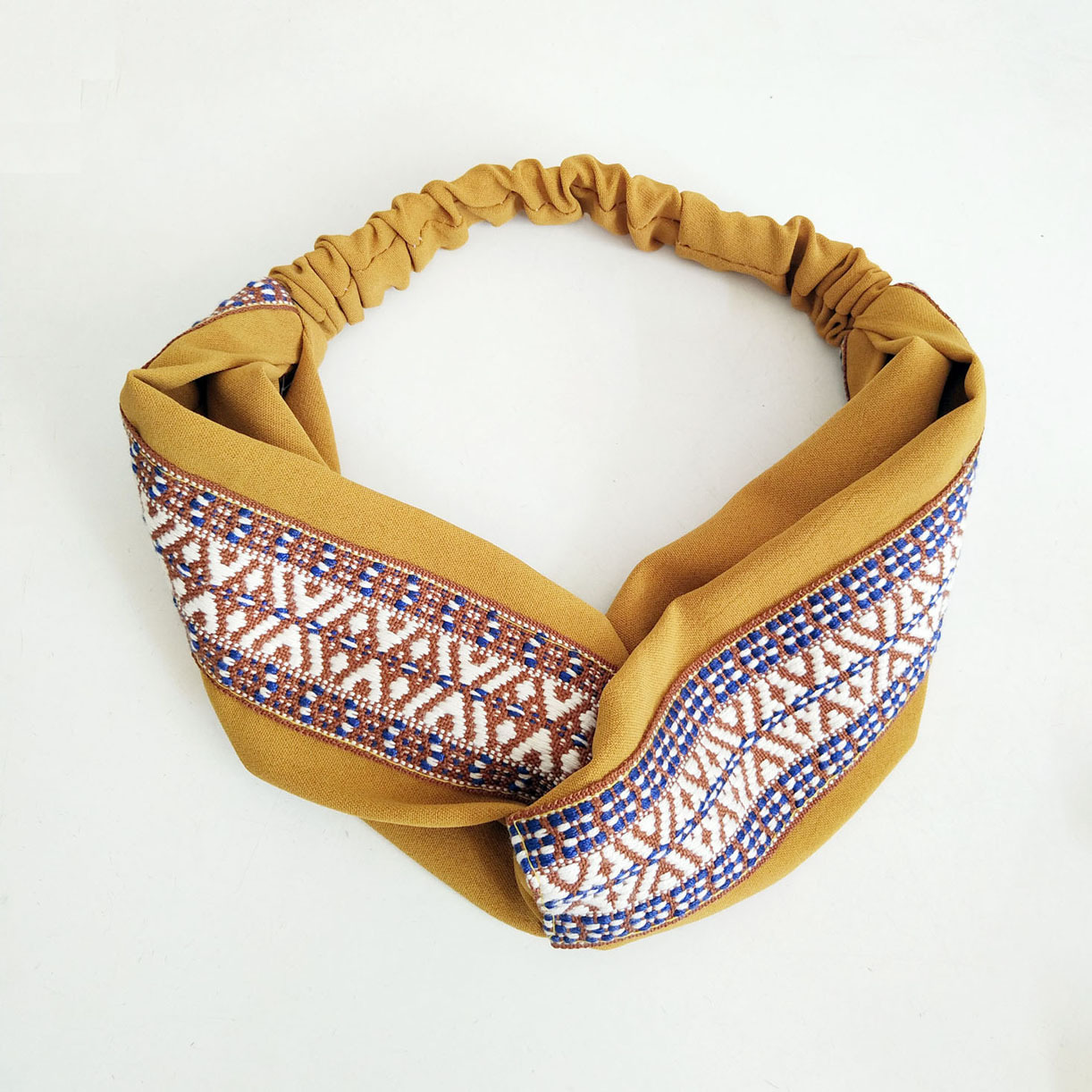 Autunno/Inverno in cotone coreano e canapa in stile etnico tinta unita abbinato alla fascia incrociata HB81001_voghion.com