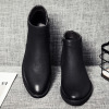 Martens, low low boots for leisure for leather shoes English style, autumn