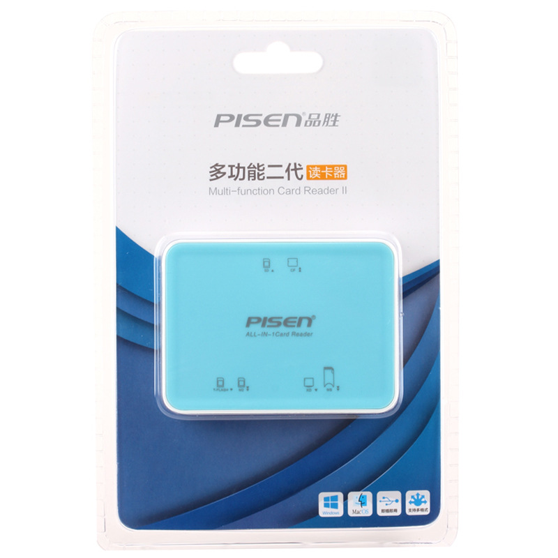 品胜 多功能读卡器 多合一 TF/CF/MS/SD/XD多用手机相机读卡器|ru