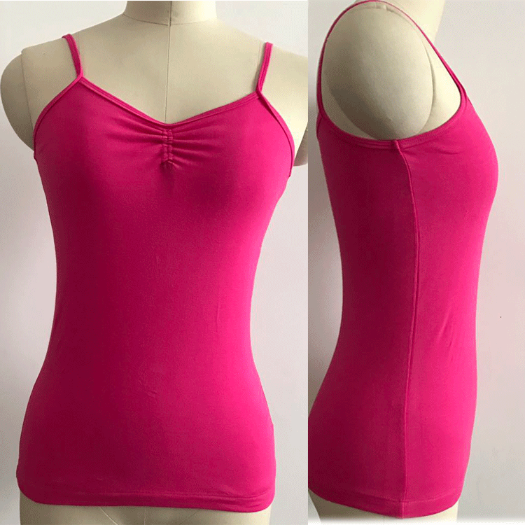 新款舞蹈服装练功服女款成人吊带背心 厂家直销打底衣舞蹈健身服|ms