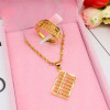 Brass jewelry, accessory, abacus, ring, fashionable pendant, wholesale