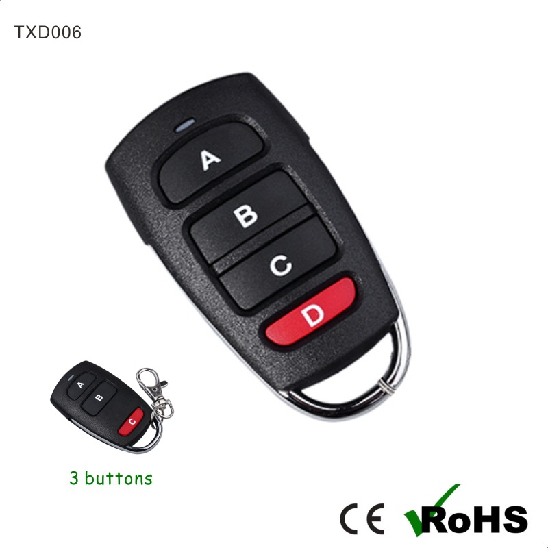 卷帘门遥控器 HS1527遥控器 车库门遥控器 无线手柄学习433M 315M