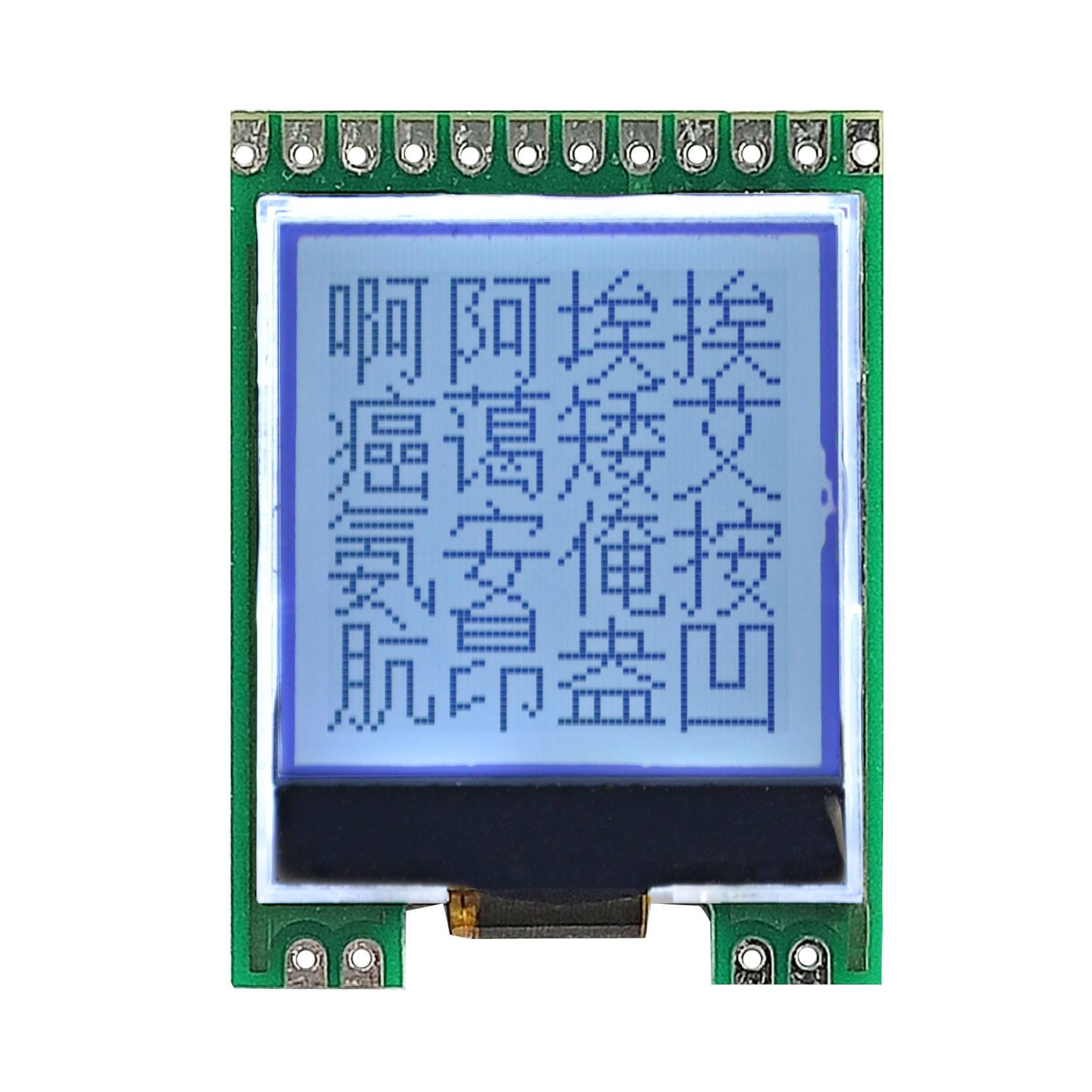 6464G-720-PC  液晶模块 6464点阵带中文字库屏  串行接口  LCM