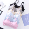 Cotton wireless bra for elementary school students, adjustable sponge straps, underwear, for small vest