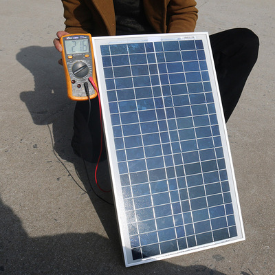 促销太阳能板电池板光伏发电板清仓5W10W20W30W投光灯充电板|ru