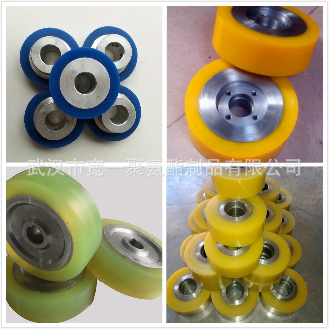 供应湖北十堰工业设备用聚氨酯胶轮加工包胶，橡胶滚轮包胶加工