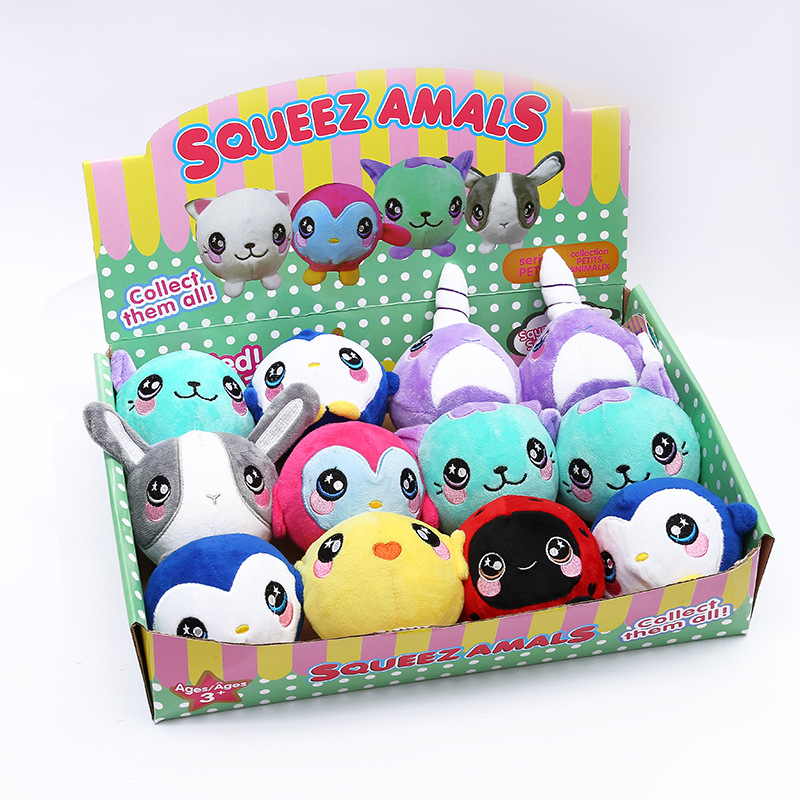 厂家直销 Squishy 慢回弹公仔 减压玩具环保 可爱卡通毛绒PU玩具