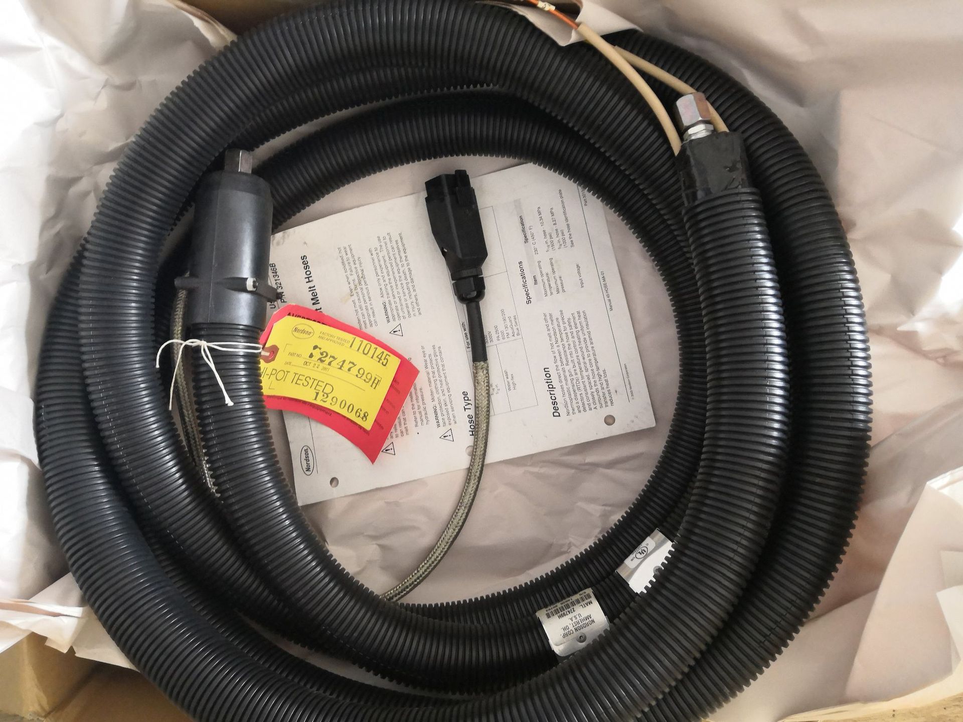 nordson HOSE,BLUE AD-31手持喷枪 手持式喷枪、编织 CORR 274799