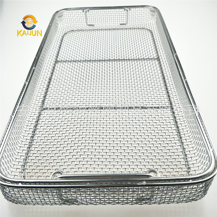[direct deal]machining Customized Stainless steel Metal Basket Medical sterilizing basket Metal basket
