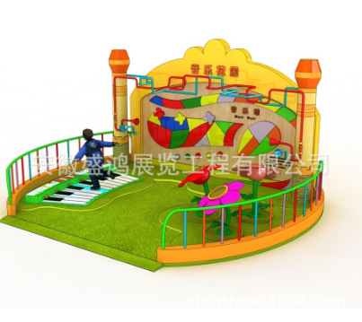 音乐花园  无皮鼓 传声筒 音乐墙 脚踏琴 科技馆 展品 科教设备