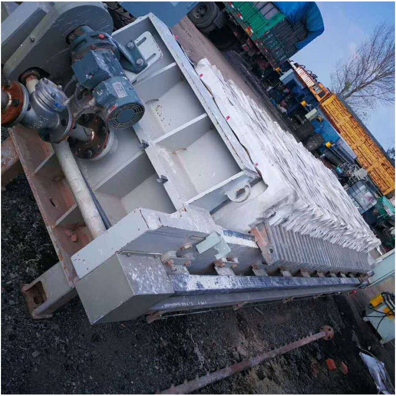 100平方厢式隔膜压滤机 工业污泥脱水过滤设备 规格齐全