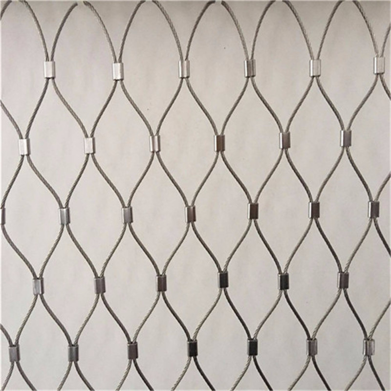 景区防护钢丝绳网 不锈钢防坠网 手工不锈钢网 手工编织防护网