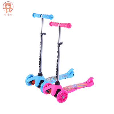 螺紋防滑手把兒童車可升降三輪腳踏車鋁杆熱轉印膜內貼童車可定制