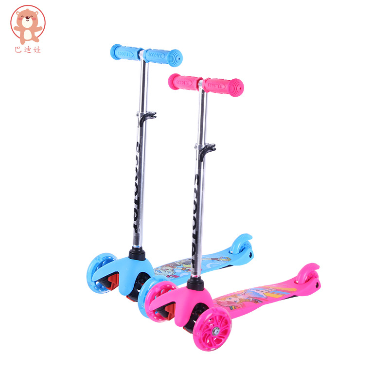 螺紋防滑手把兒童車可升降三輪腳踏車鋁杆熱轉印膜內貼童車可定制